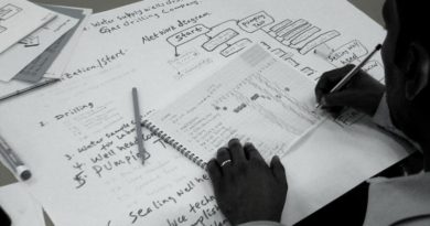 Project Management network diagram and Gantt chart