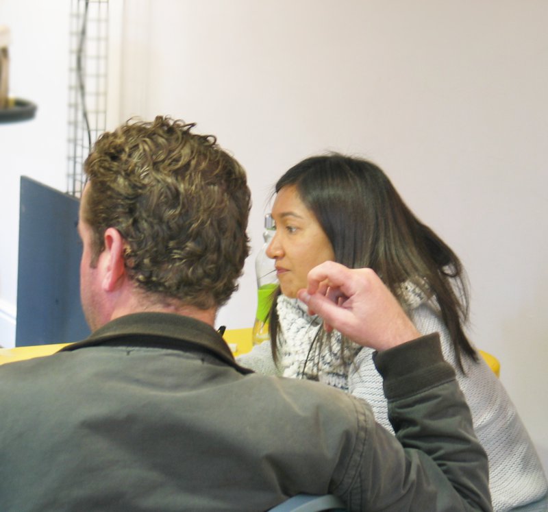 Carmen at the Project Management Workshop