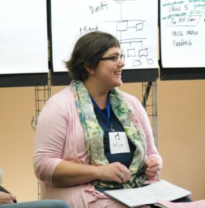 Mia at the Intensive Workshop in Project Management