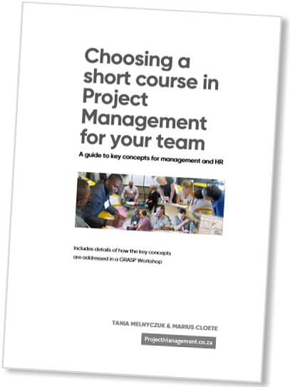 Choosing a short course in Project Management for your team - Document cover